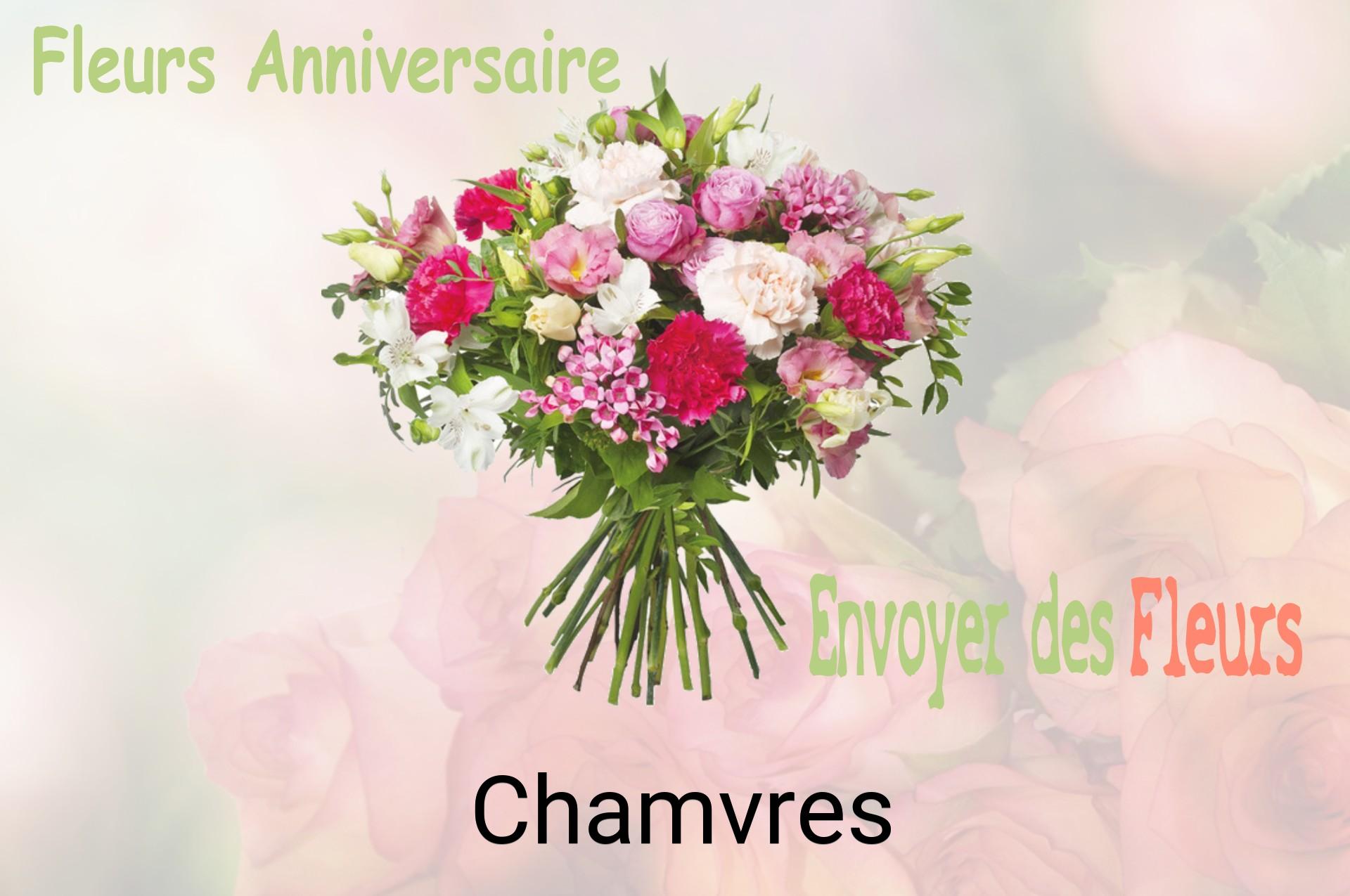Bouquet de fleurs d’anniversaire livré à Chamvres