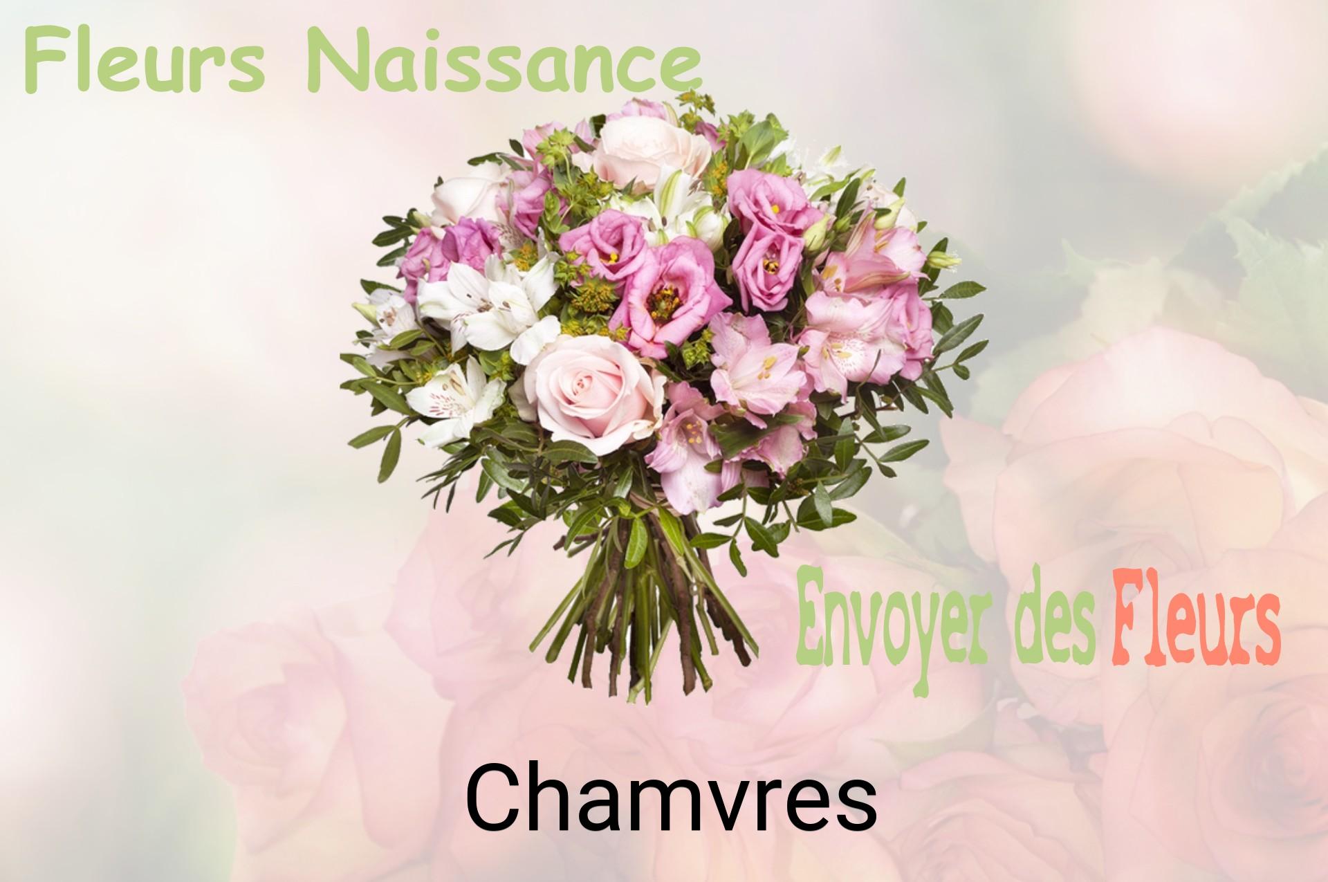 Bouquet de fleurs de naissance livré à Chamvres